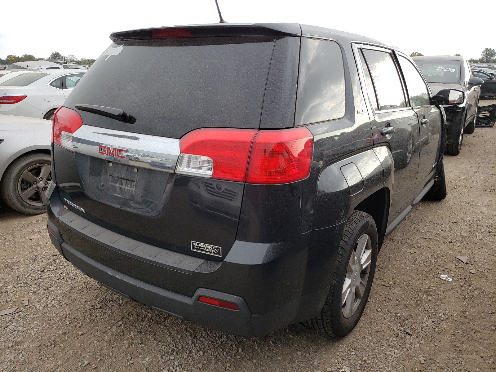 Photo 4 from auction – 2013 GMC TERRAIN SL with VIN 2GKALMEK6D6390729