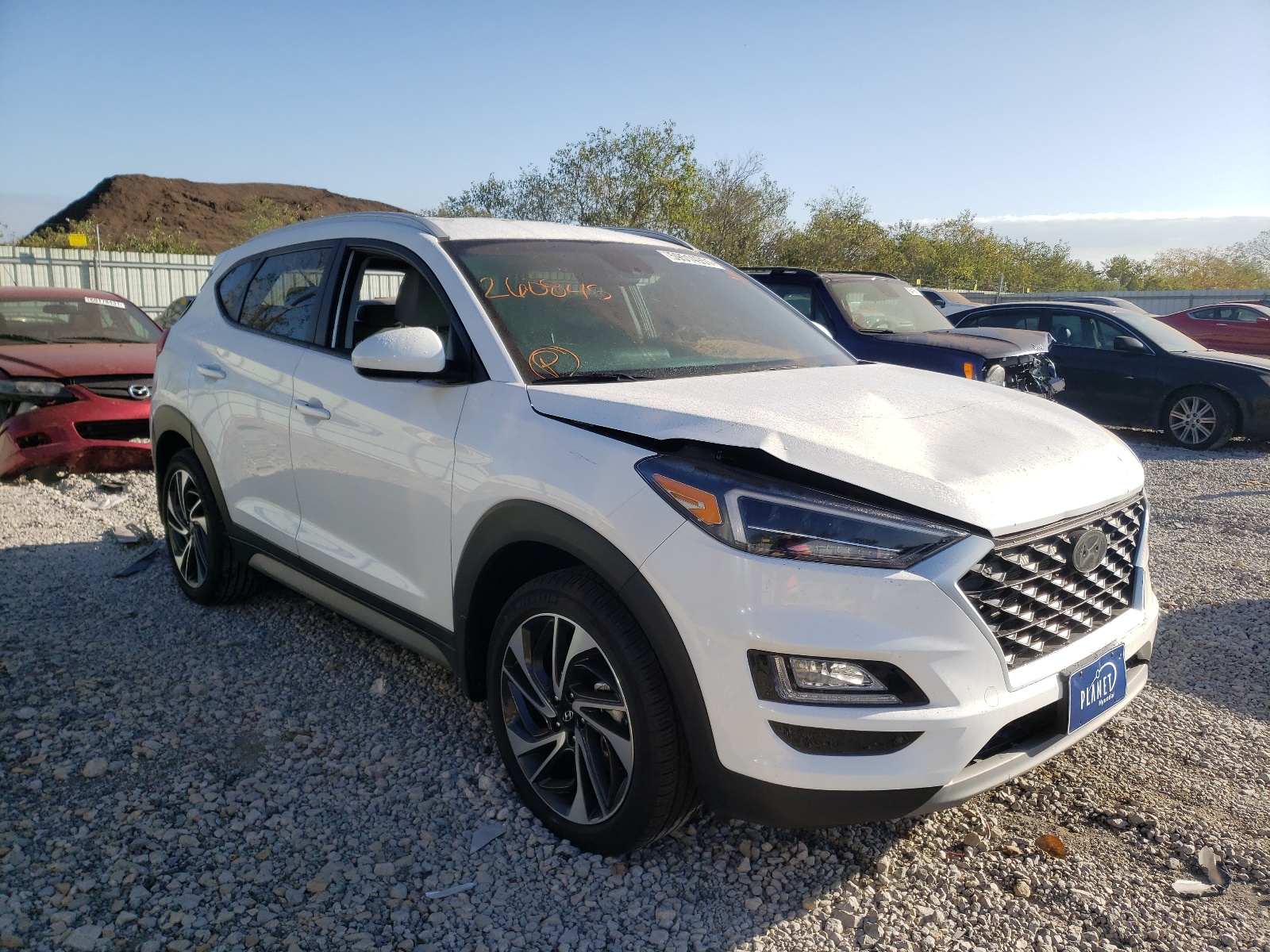 HYUNDAI TUCSON 2020 with VIN KM8J3CAL5LU260845 - Photo from auction