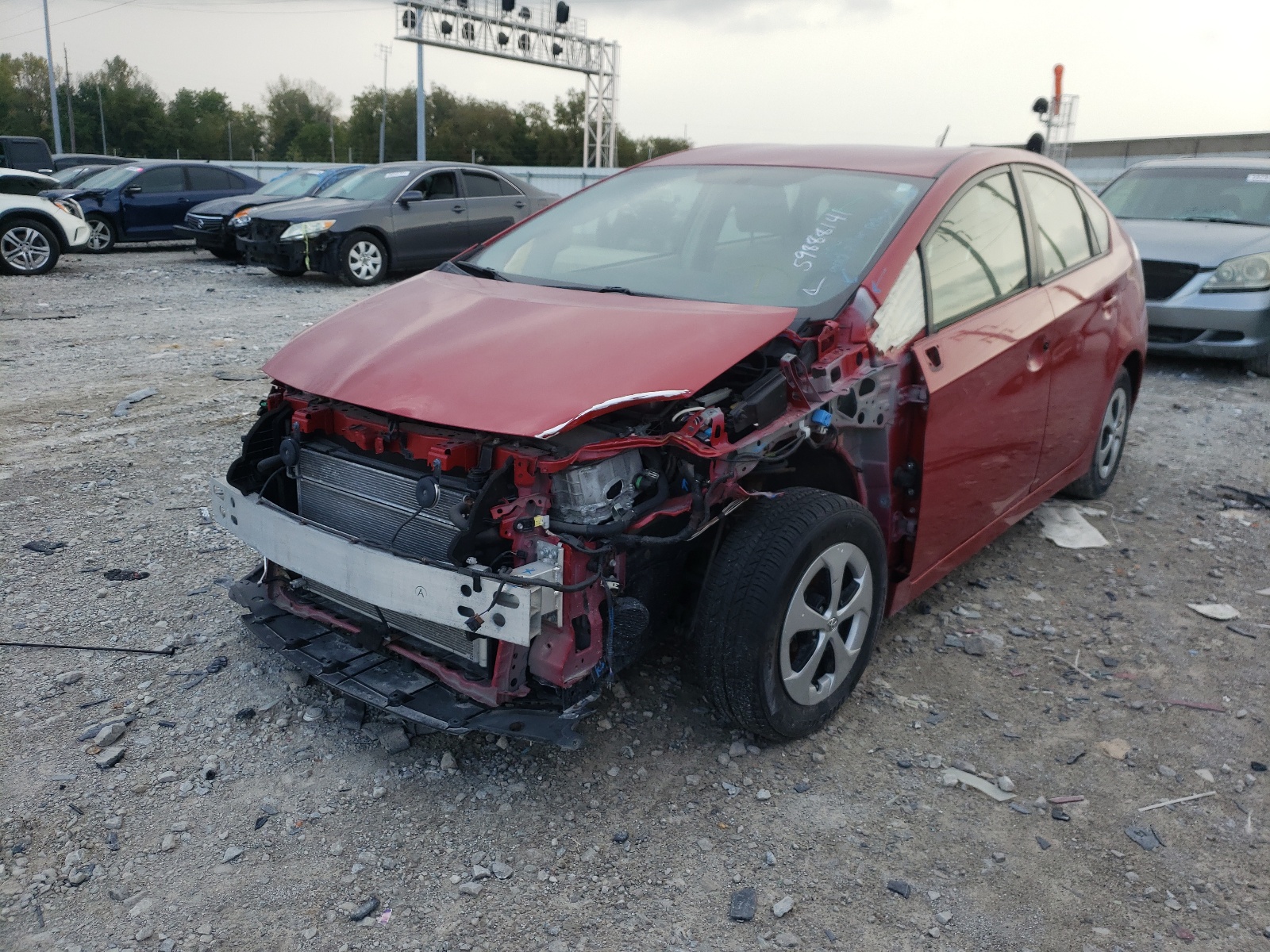 Photo 2 from auction – 2013 TOYOTA PRIUS with VIN JTDKN3DU0D5638024