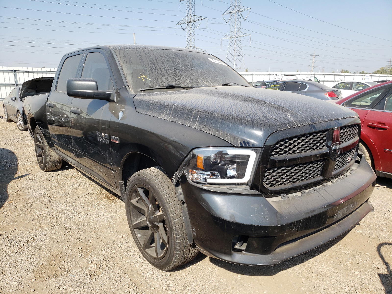 RAM 1500 ST 2013 with VIN 1C6RR6KT4DS587263 - Photo from auction