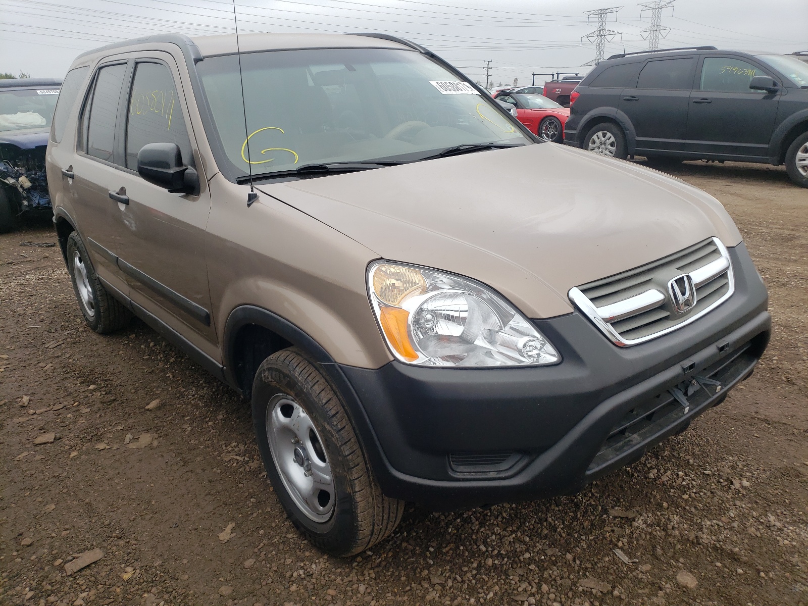 HONDA CR-V LX 2003 with VIN JHLRD68453C005254 - Photo from auction