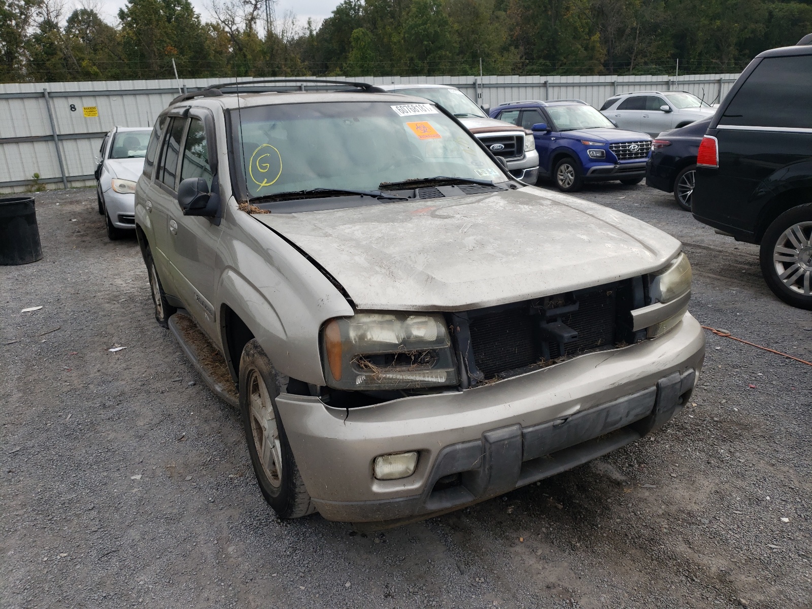 Photo 1 from auction – 2002 CHEVROLET TRAILBLAZE with VIN 1GNDT13S022219325
