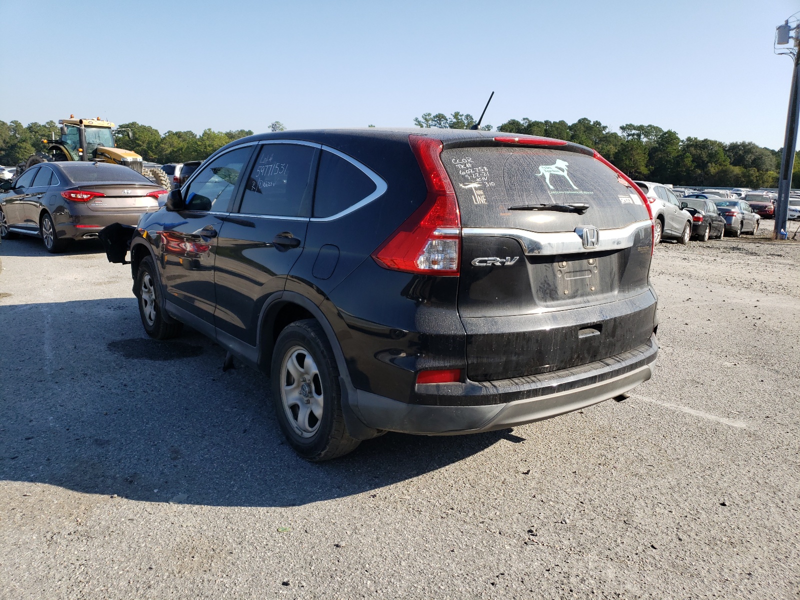 Photo 3 from auction – 2016 HONDA CR-V LX with VIN 2HKRM3H3XGH504239