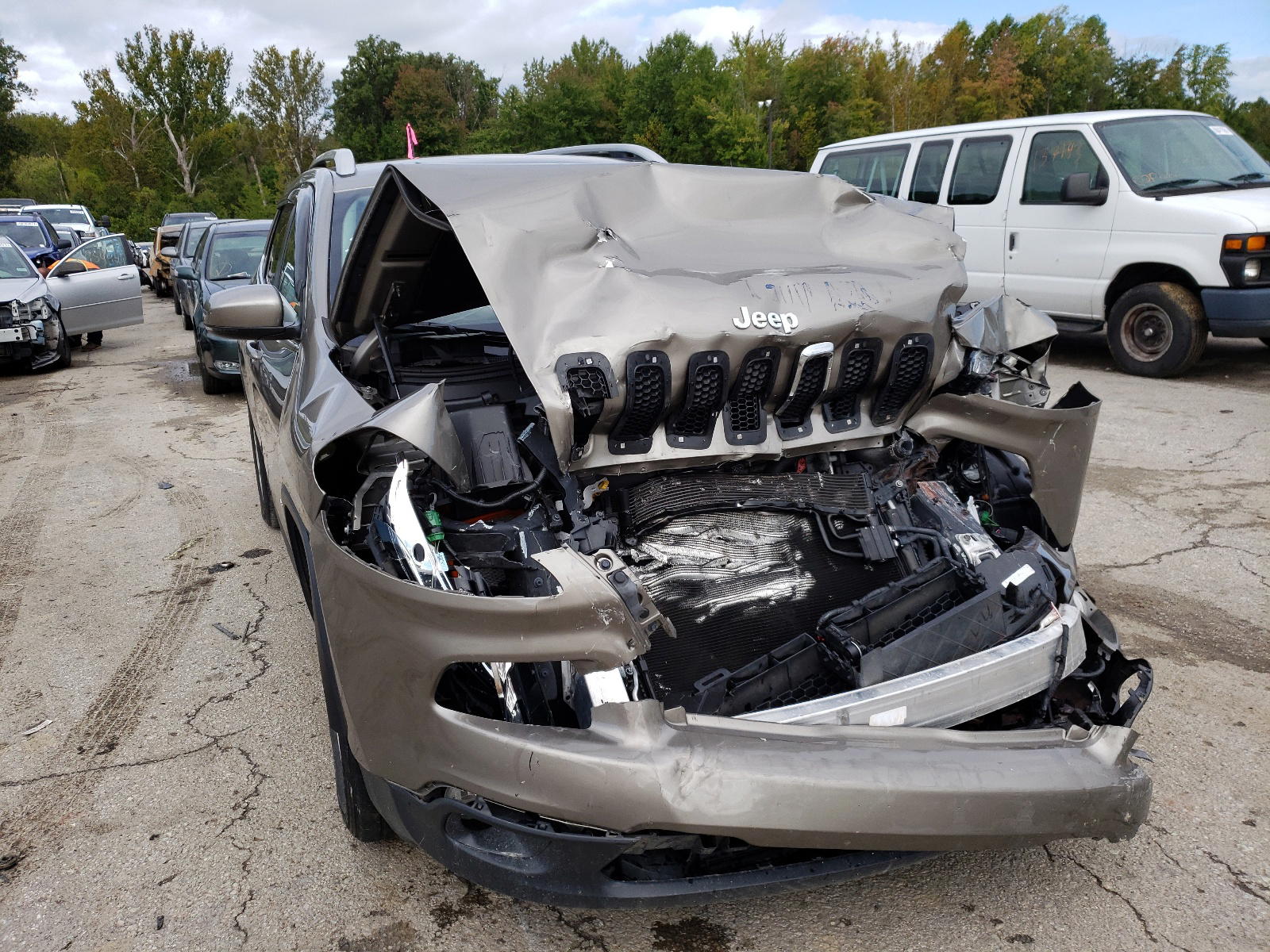 JEEP CHEROKEE 2017 with VIN 1C4PJLCB4HW560140 - Photo from auction