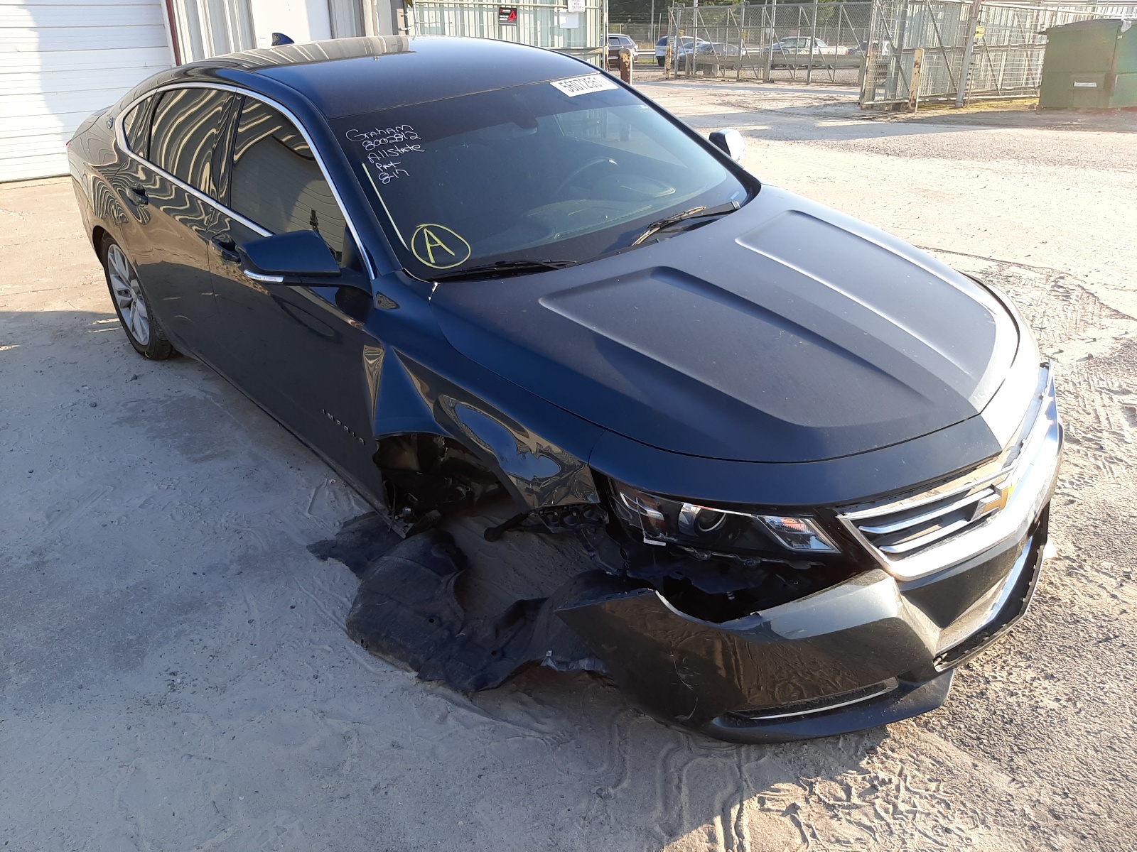 CHEVROLET IMPALA LT 2018 with VIN 1G1105S36JU136063 - Photo from auction