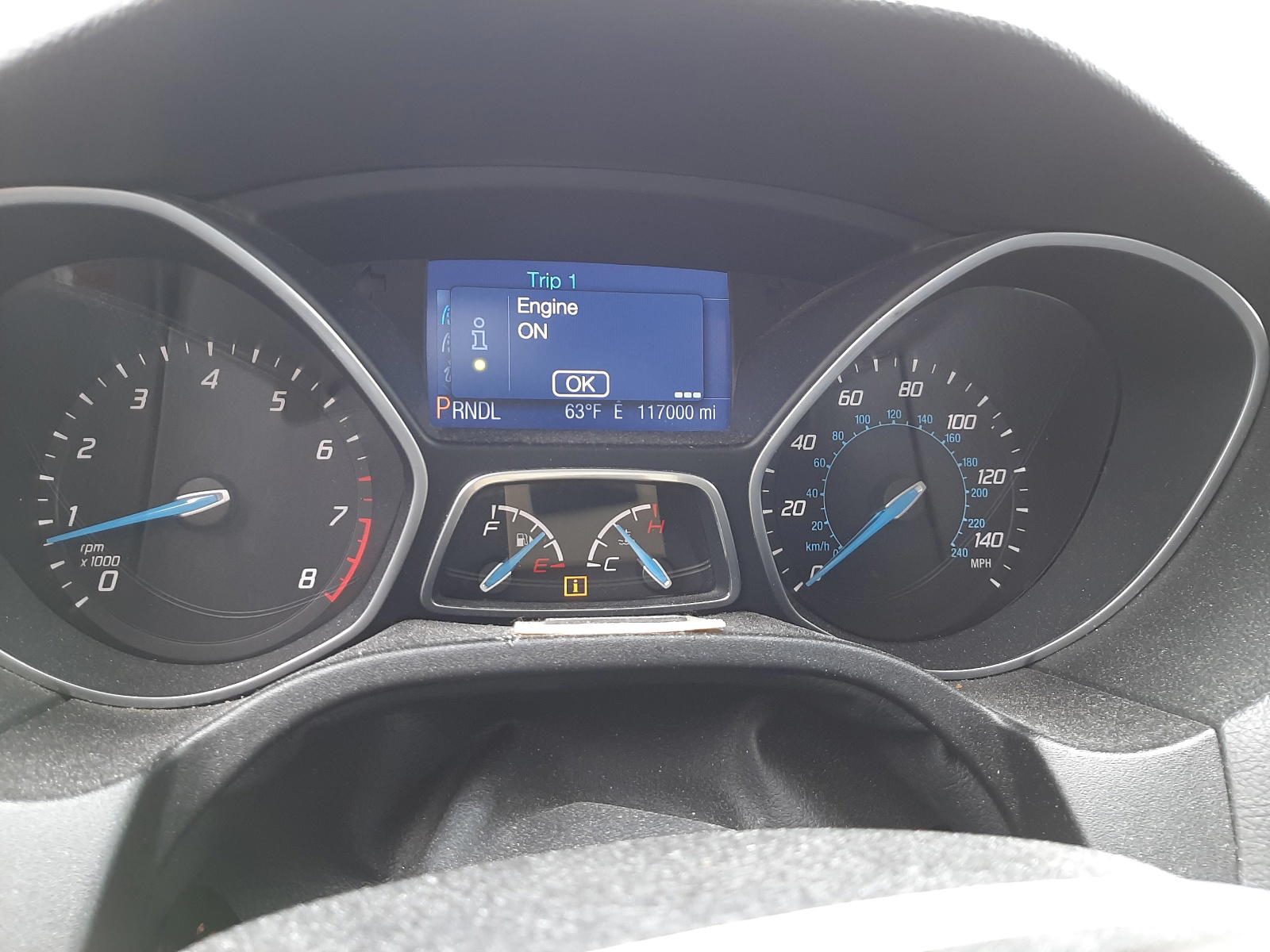 Photo 8 from auction – 2013 FORD FOCUS SE with VIN 1FADP3F29DL290479