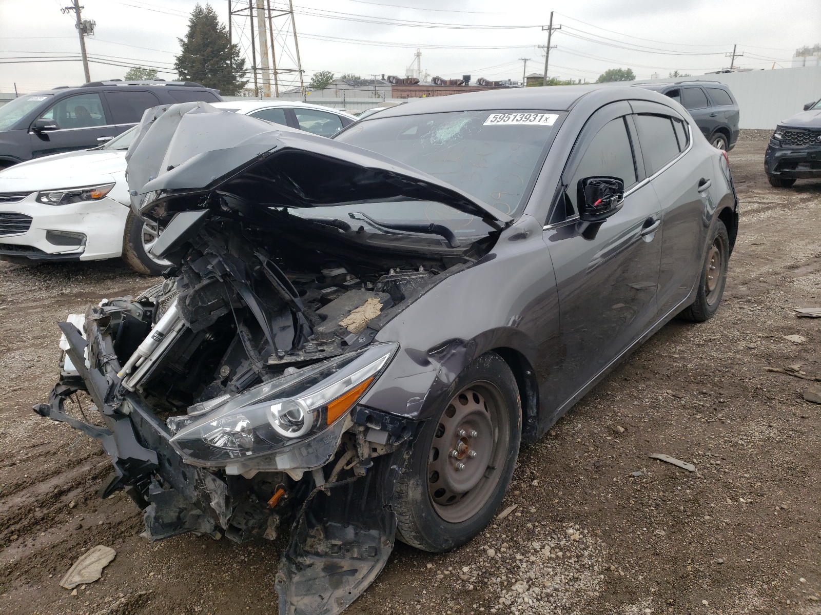 Photo 2 from auction – 2018 MAZDA 3 TOURING with VIN 3MZBN1L33JM225997