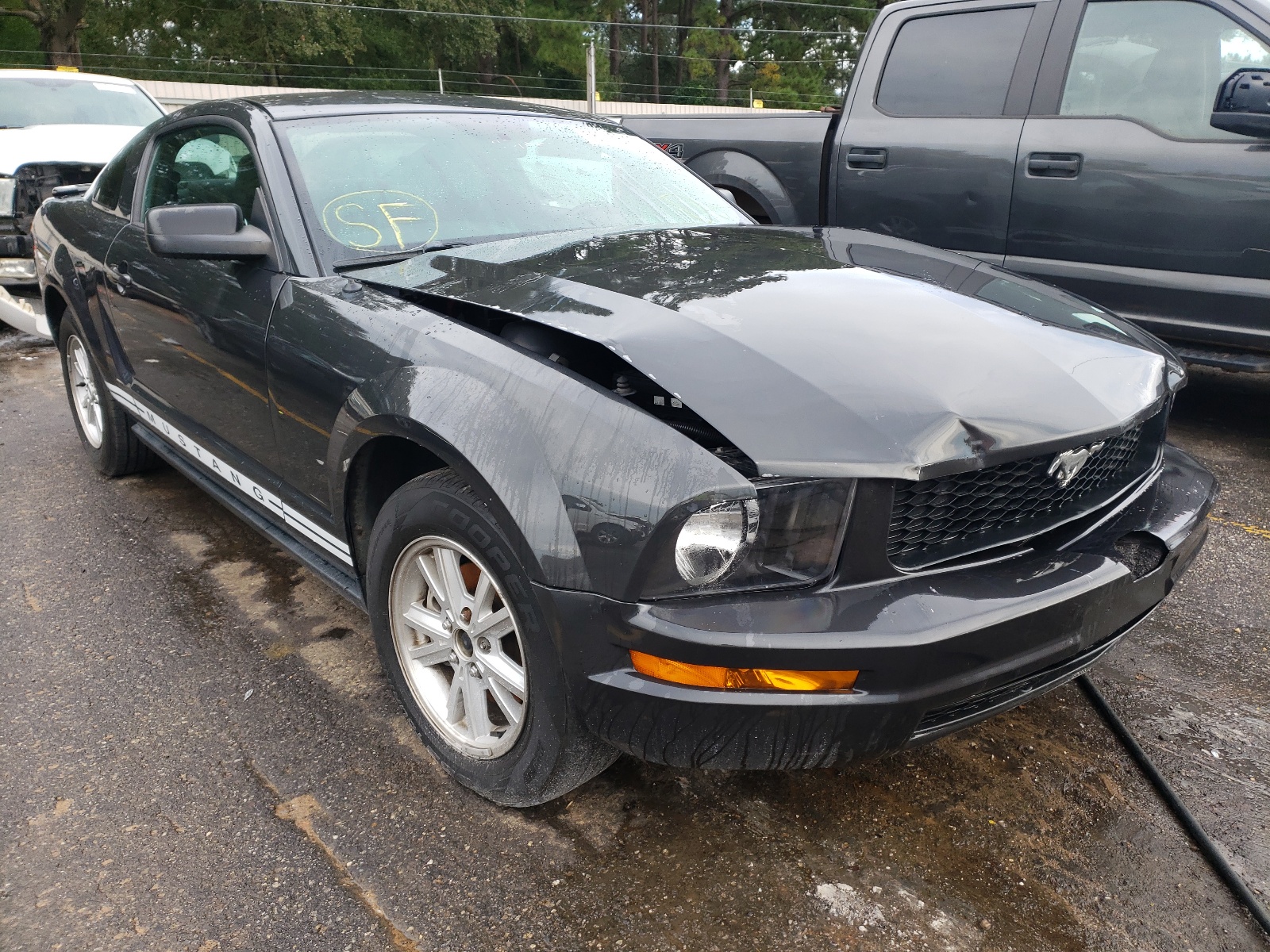 FORD MUSTANG 2007 with VIN 1ZVFT80N575266393 - Photo from auction