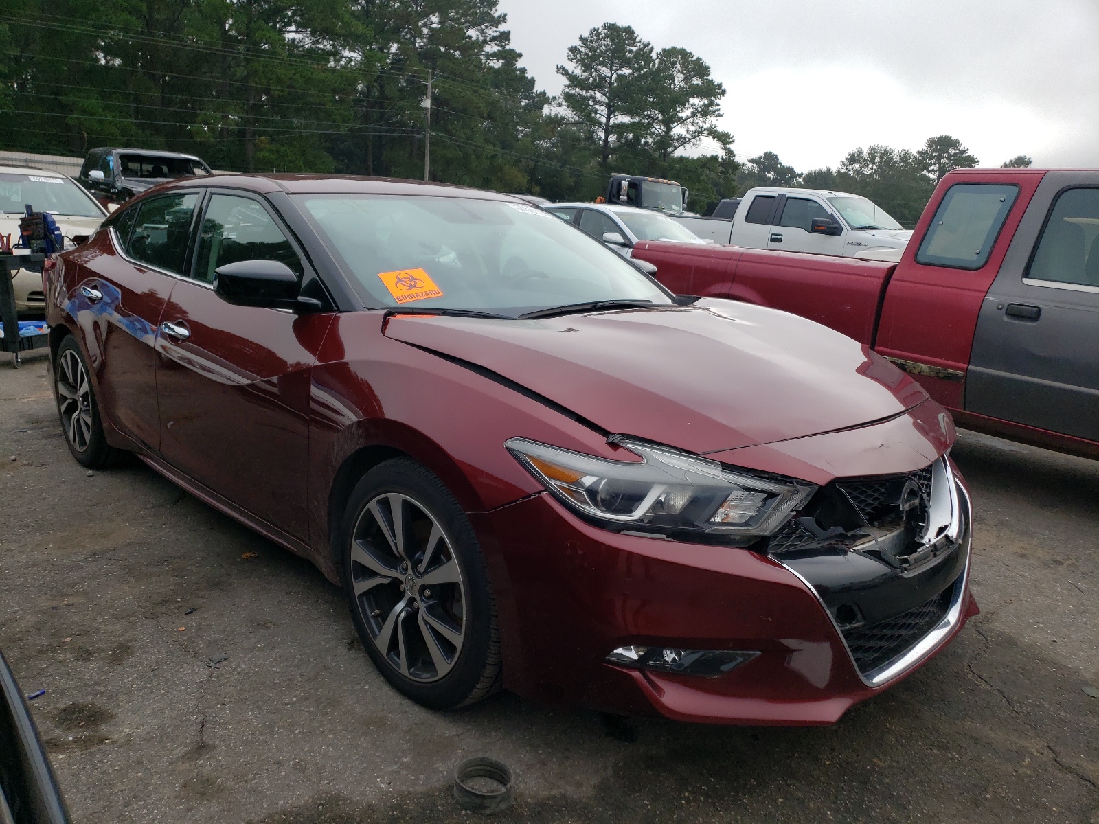 NISSAN MAXIMA 3.5 2017 with VIN 1N4AA6APXHC373465 - Photo from auction