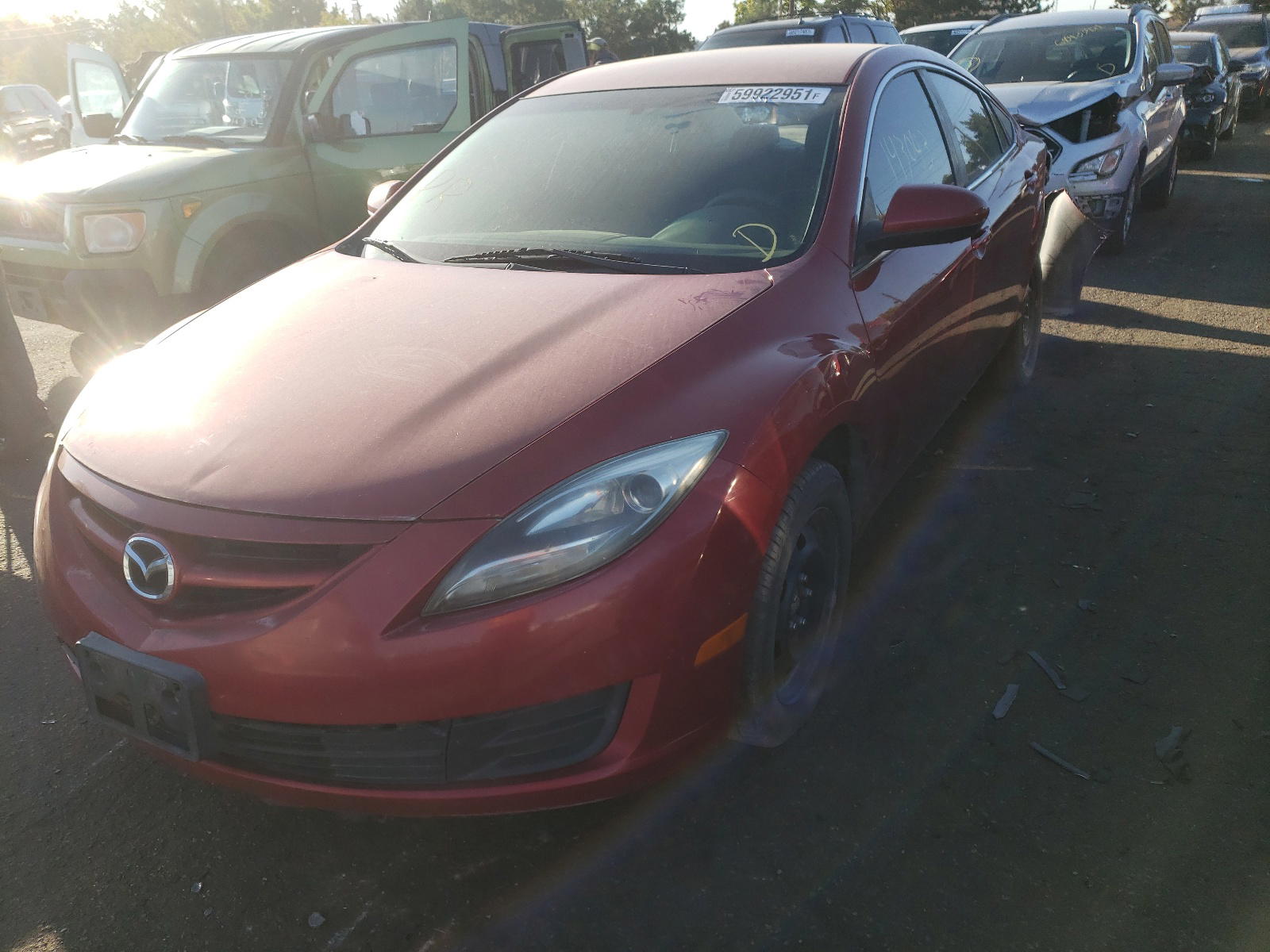 Photo 2 from auction – 2011 MAZDA 6 I with VIN 1YVHZ8BH4B5M16384