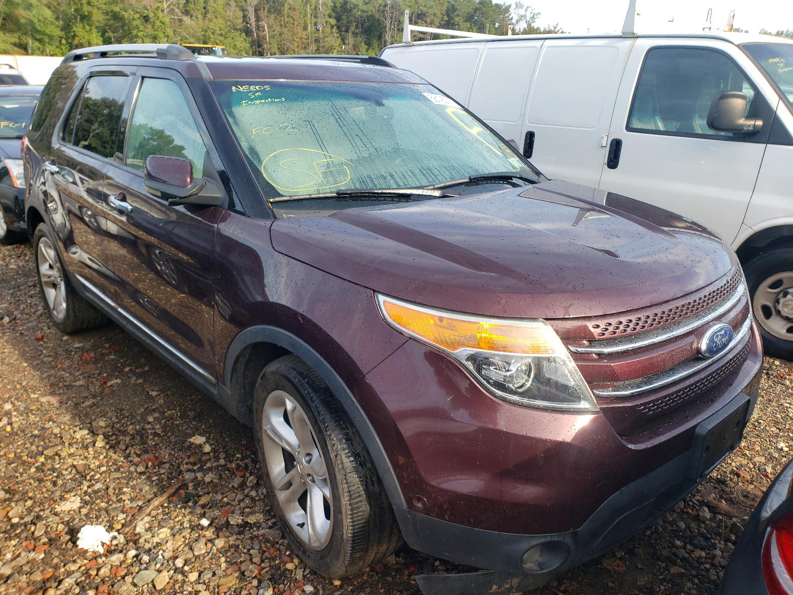 FORD EXPLORER L 2011 with VIN 1FMHK8F8XBGA02482 - Photo from auction