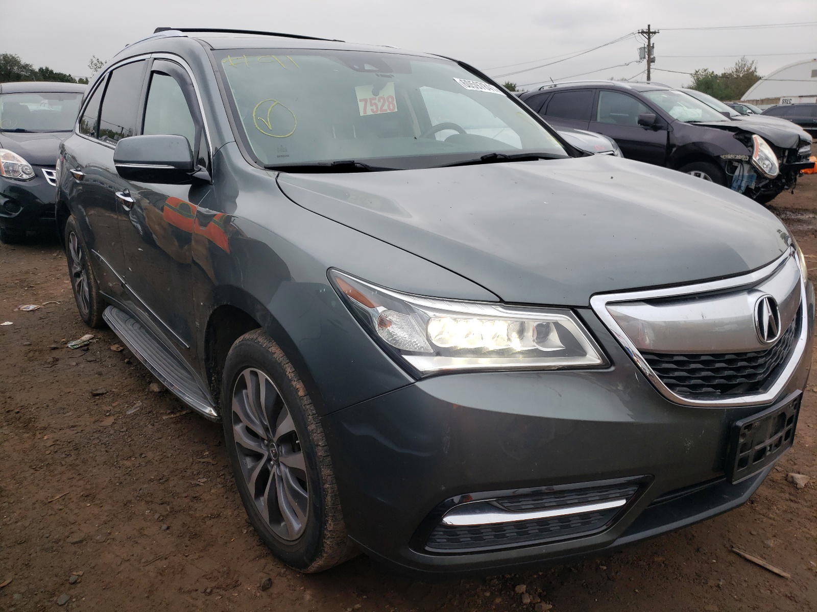 ACURA MDX TECHNO 2016 with VIN 5FRYD4H40GB023116 - Photo from auction