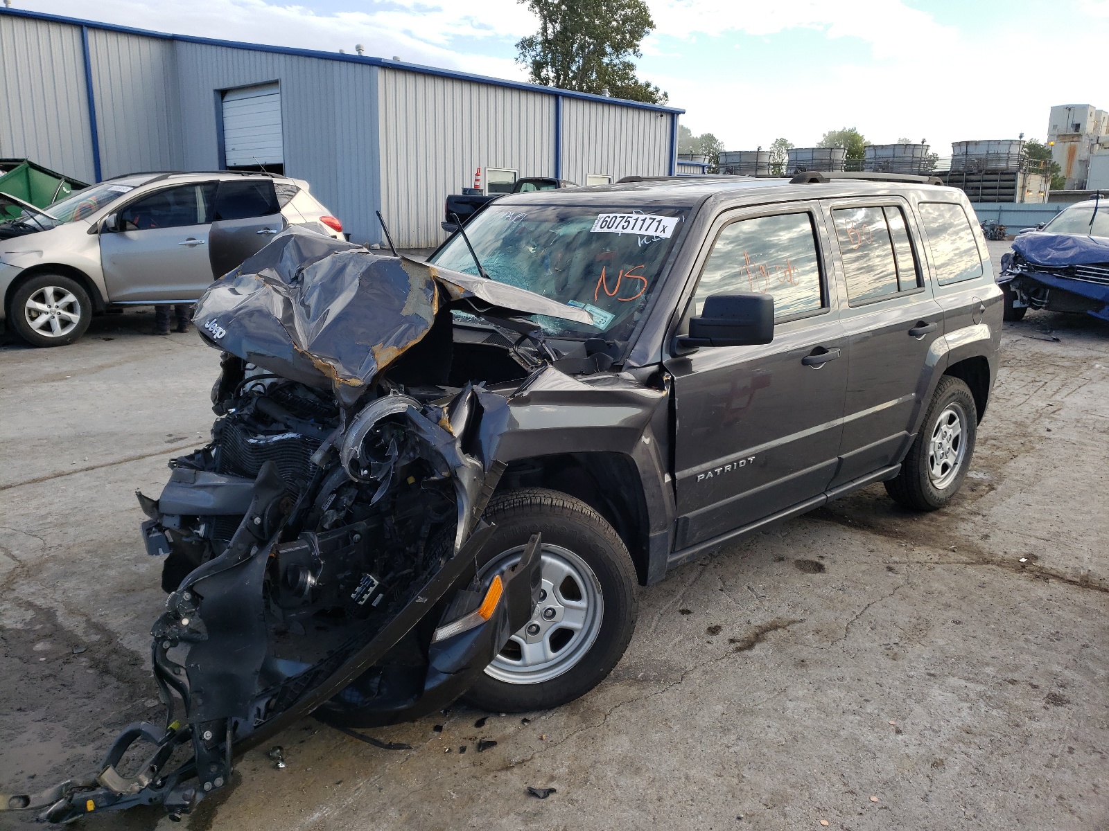 Photo 14 from auction – 2014 JEEP PATRIOT SP with VIN 1C4NJPBB6ED854291