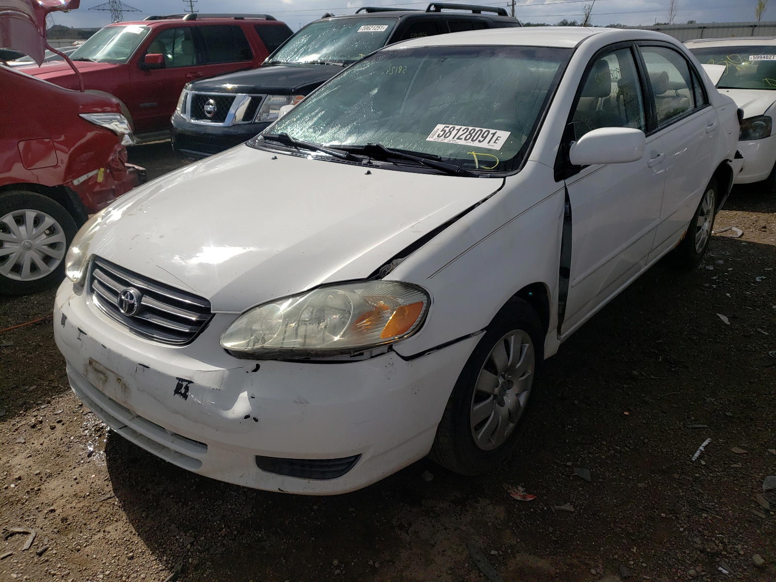 Photo 2 from auction – 2003 TOYOTA COROLLA CE with VIN JTDBR32E330028596
