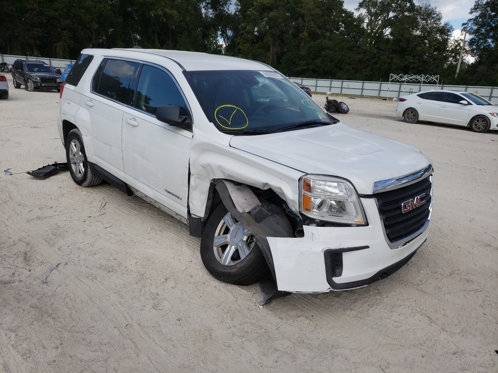 Photo 1 from auction – 2016 GMC TERRAIN SL with VIN 2GKALLEK8G6342843