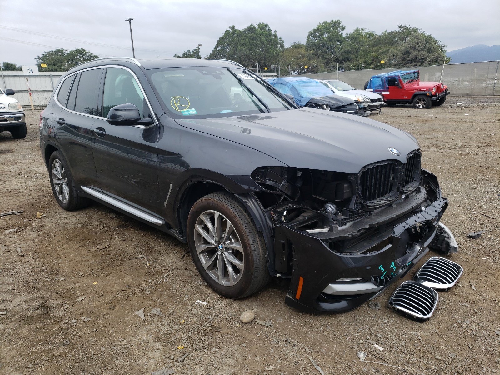 BMW X3 SDRIVE3 2019 with VIN 5UXTR7C55KLR46064 - Photo from auction