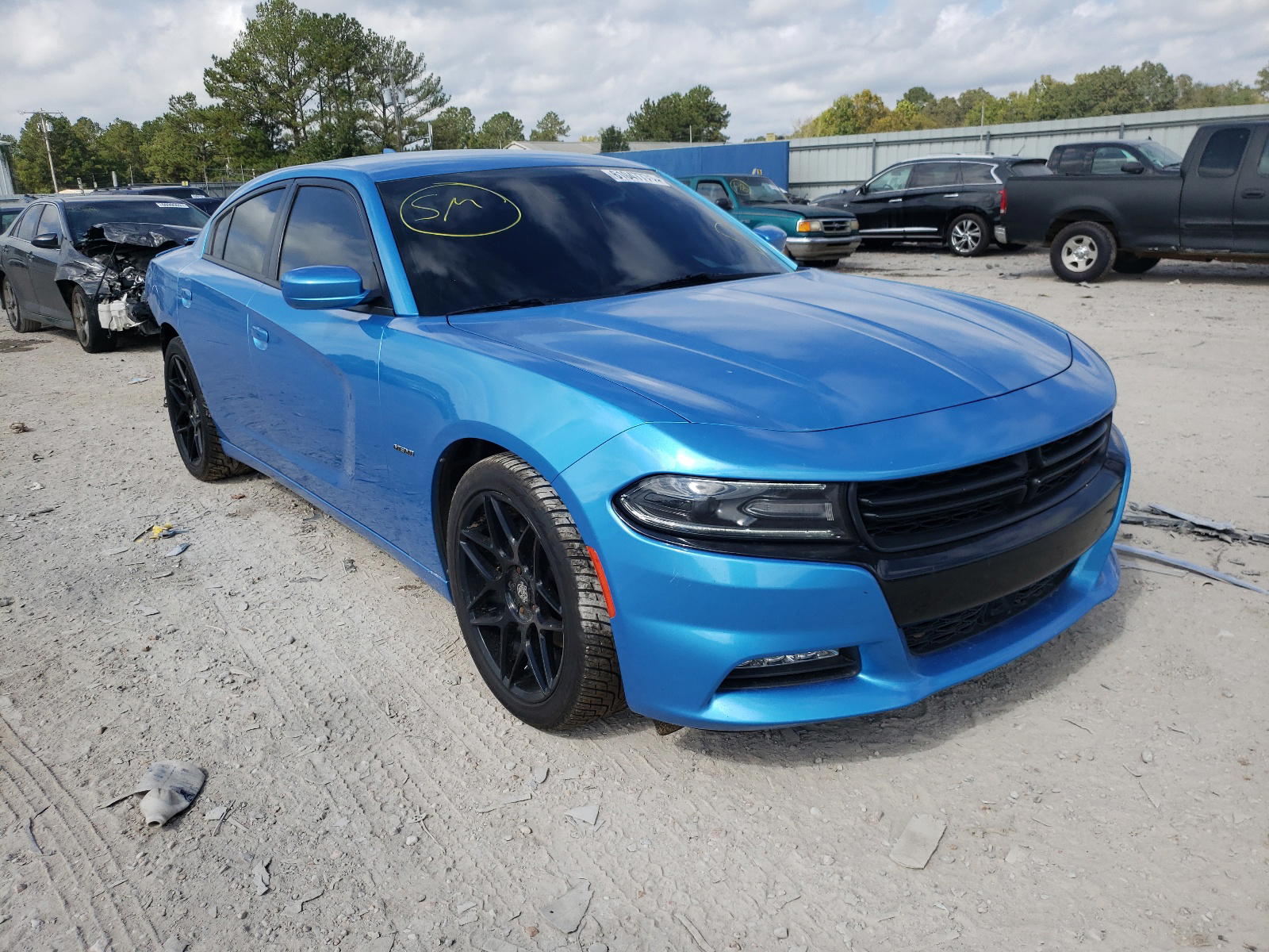 DODGE CHARGER R/ 2015 with VIN 2C3CDXCT0FH777609 - Photo from auction