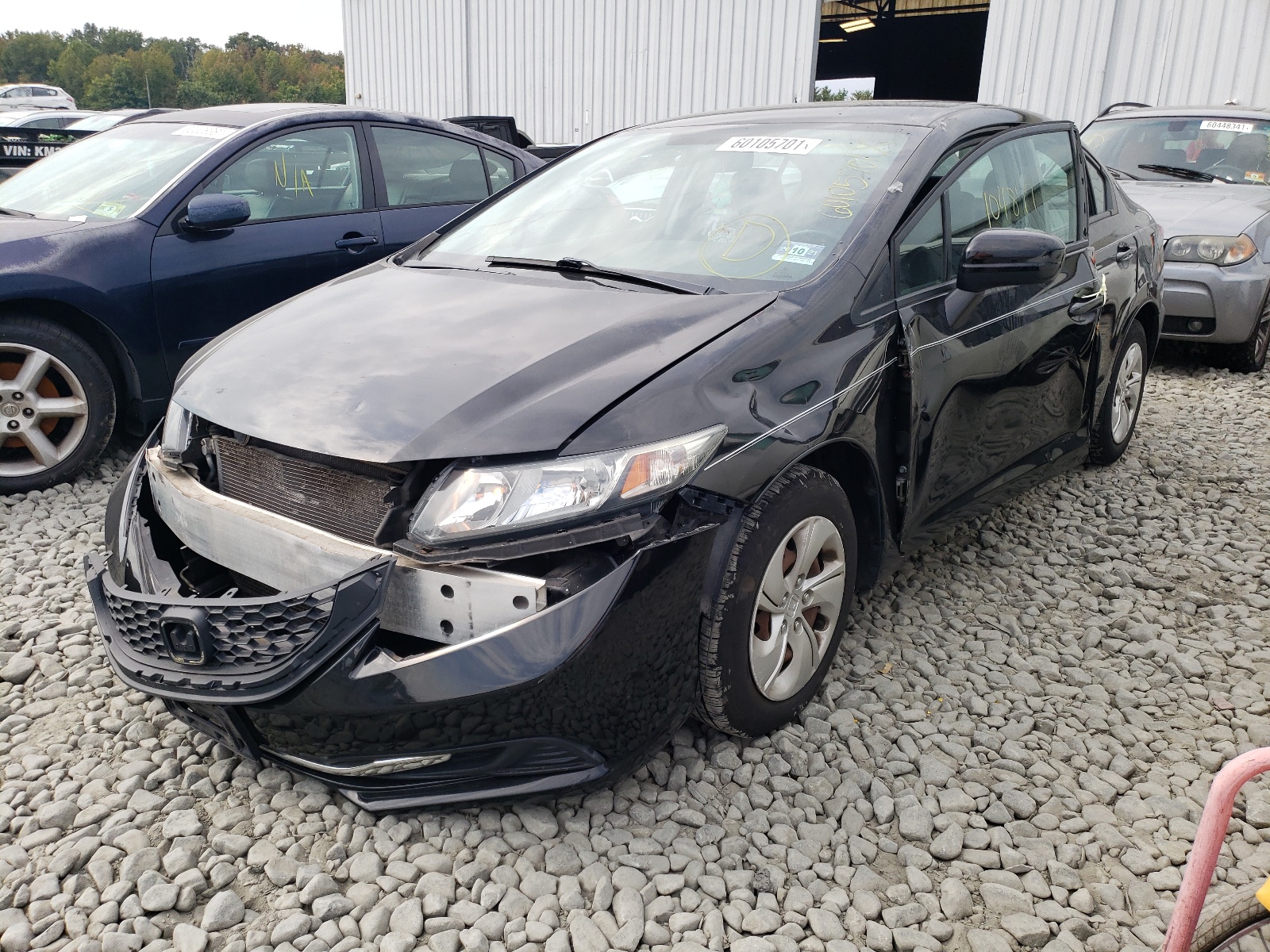 Photo 2 from auction – 2014 HONDA CIVIC LX with VIN 2HGFB2F50EH555358