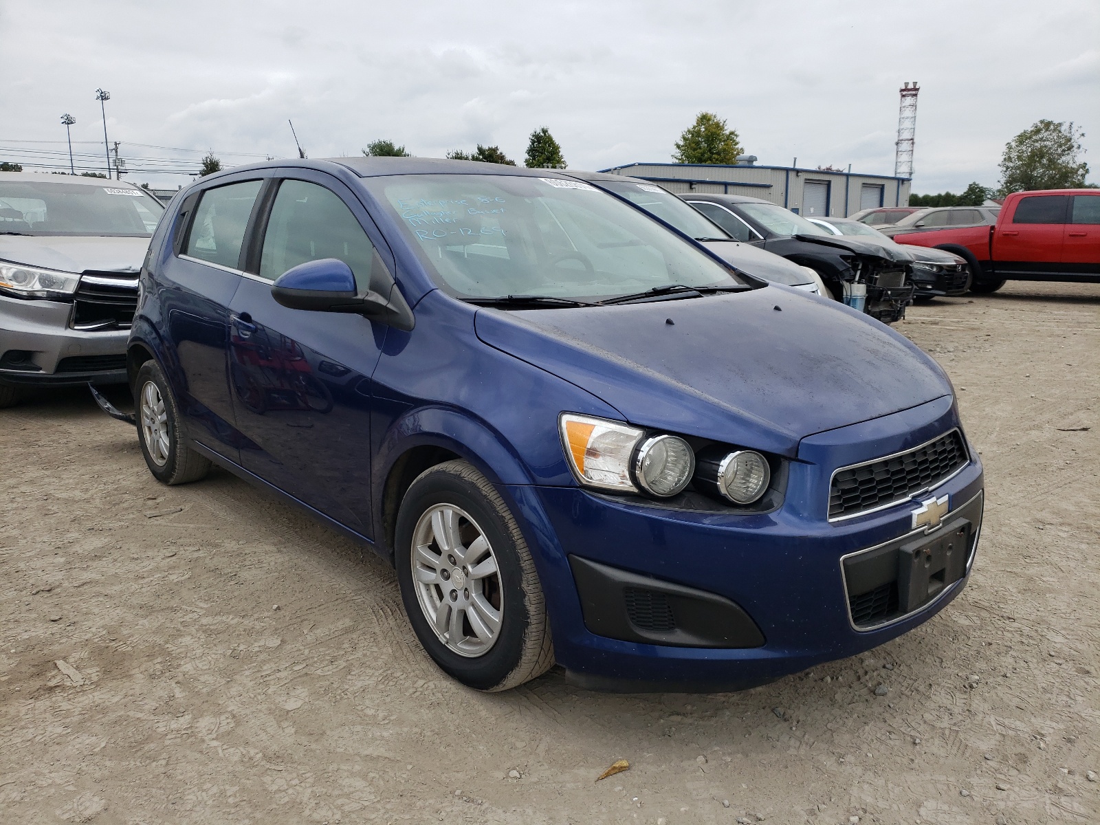 CHEVROLET SONIC LT 2013 with VIN 1G1JC6SG7D4219134 - Photo from auction