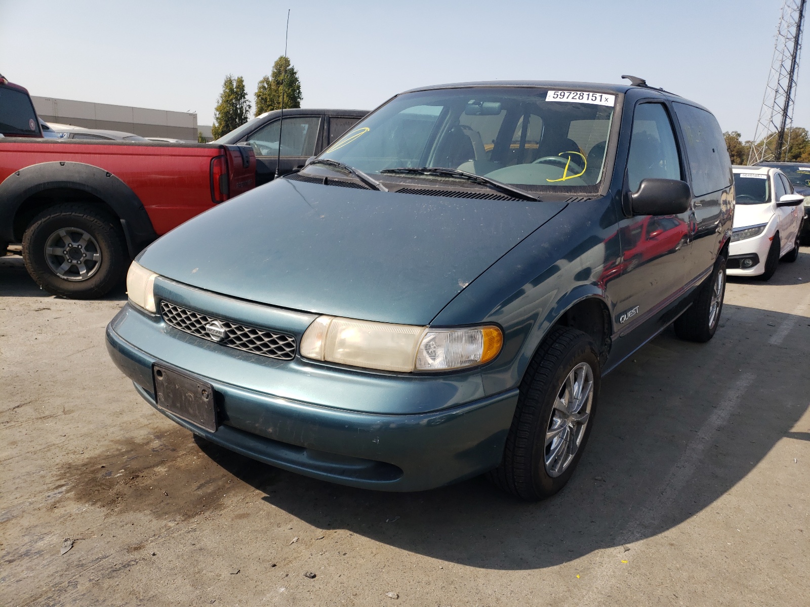 Photo 2 from auction – 1996 NISSAN QUEST XE with VIN 4N2DN11W5TD809189