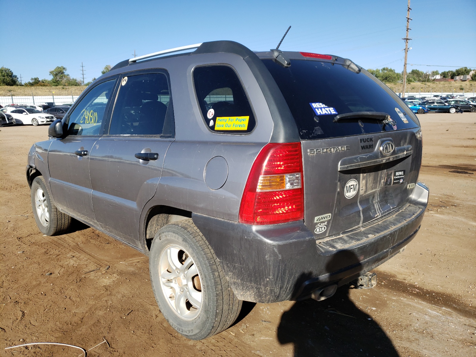 Photo 3 from auction – 2008 KIA SPORTAGE E with VIN KNDJE723087521261