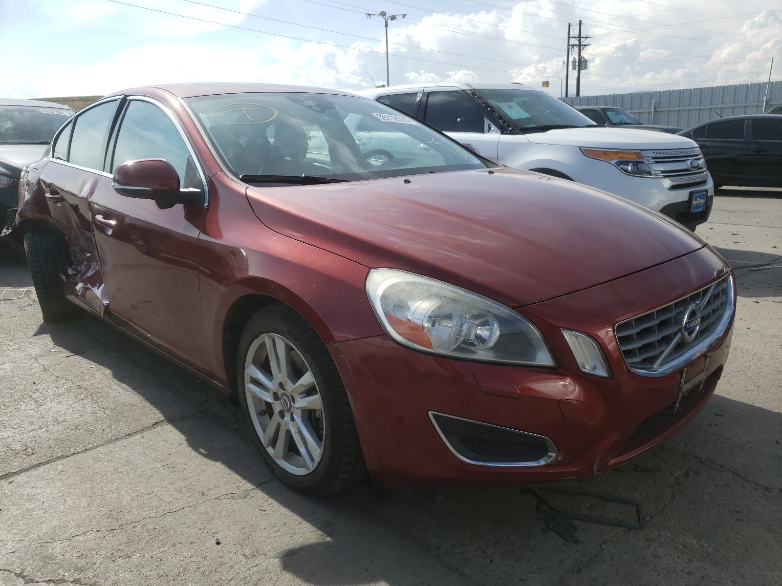 VOLVO S60 T5 2013 with VIN YV1612FH4D2186999 - Photo from auction