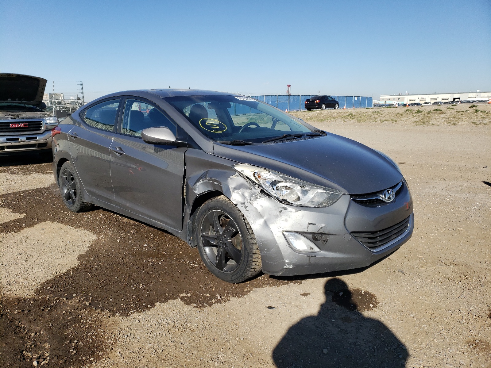 HYUNDAI ELANTRA GL 2012 with VIN 5NPDH4AE5CH128186 - Photo from auction