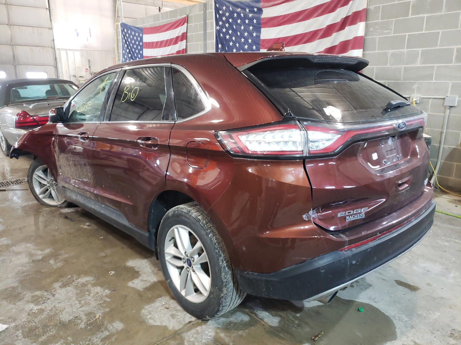 Photo 3 from auction – 2015 FORD EDGE SEL with VIN 2FMTK3J96FBB04646