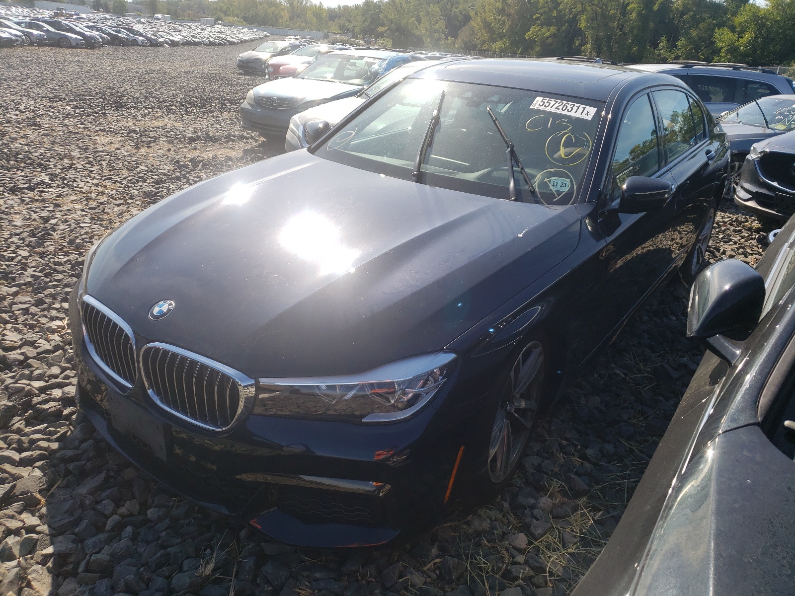 Photo 2 from auction – 2019 BMW 740 XI with VIN WBA7E4C55KGV69982