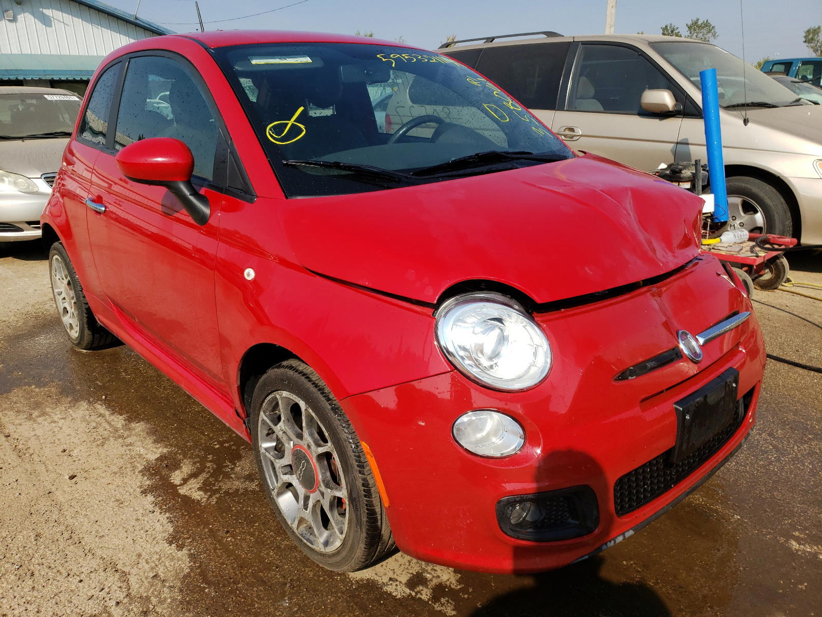 FIAT 500 SPORT 2012 with VIN 3C3CFFBR2CT358061 - Photo from auction