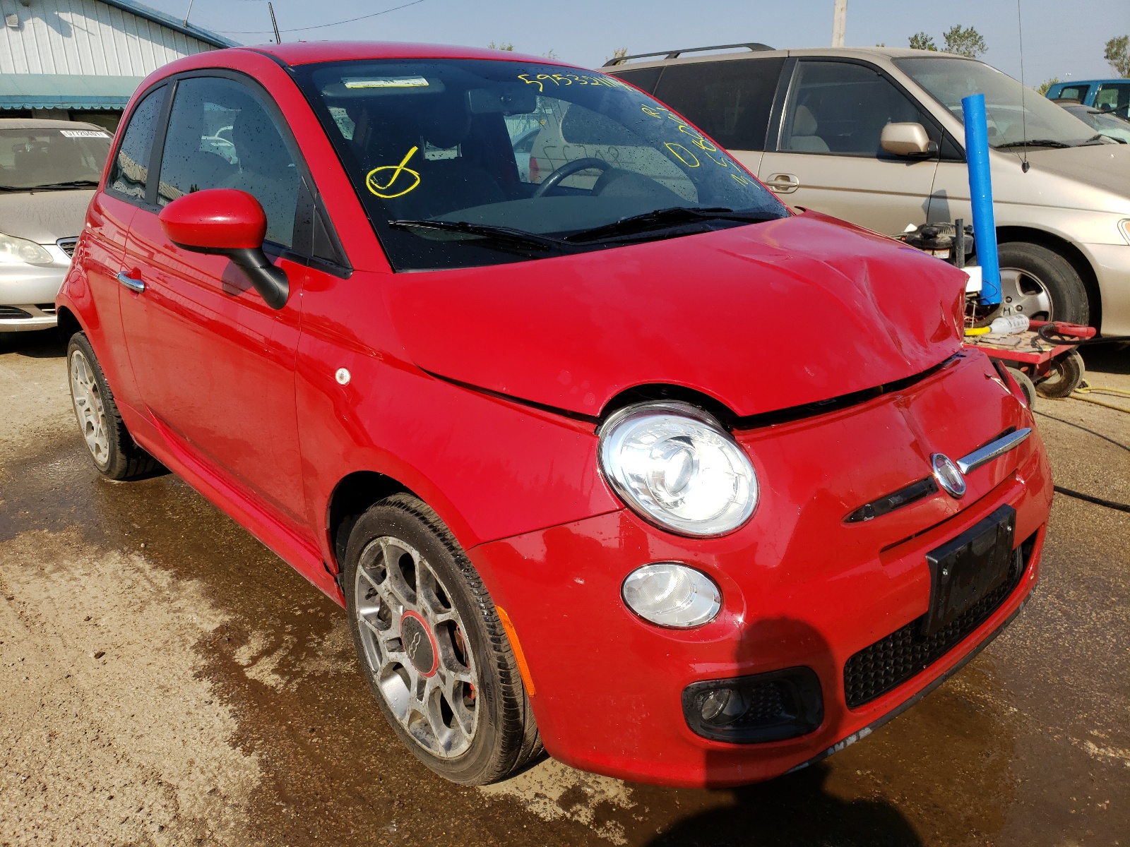 FIAT 500 SPORT 2012 с VIN 3C3CFFBR2CT358061 - Фото с аукциона
