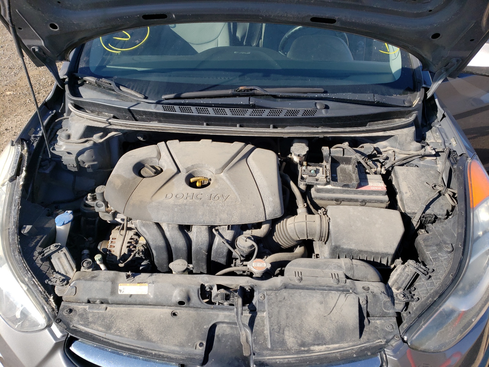 Photo 7 from auction – 2012 HYUNDAI ELANTRA GL with VIN 5NPDH4AE5CH128186