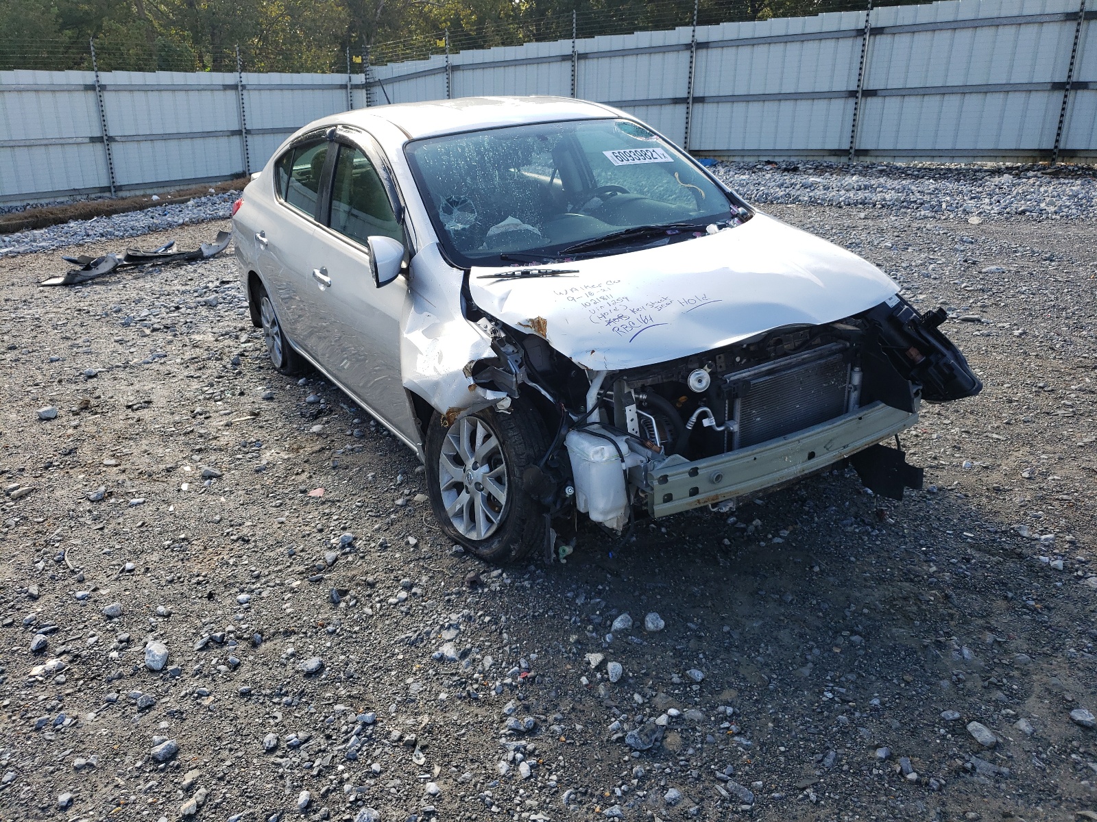 Photo 1 from auction – 2017 NISSAN VERSA S with VIN 3N1CN7AP7HL821259