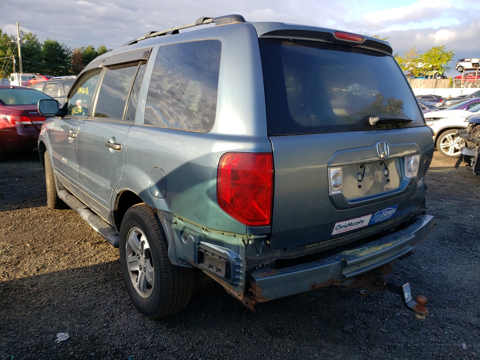 Photo 3 from auction – 2005 HONDA PILOT EXL with VIN 2HKYF18735H567404