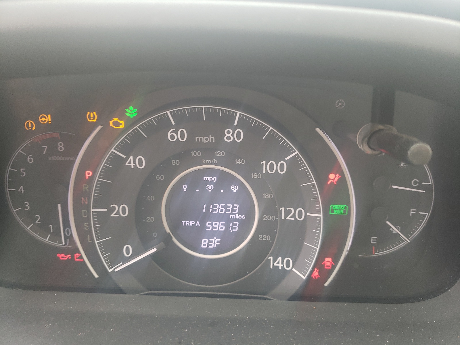 Photo 8 from auction – 2015 HONDA CR-V EX with VIN 2HKRM3H59FH524725
