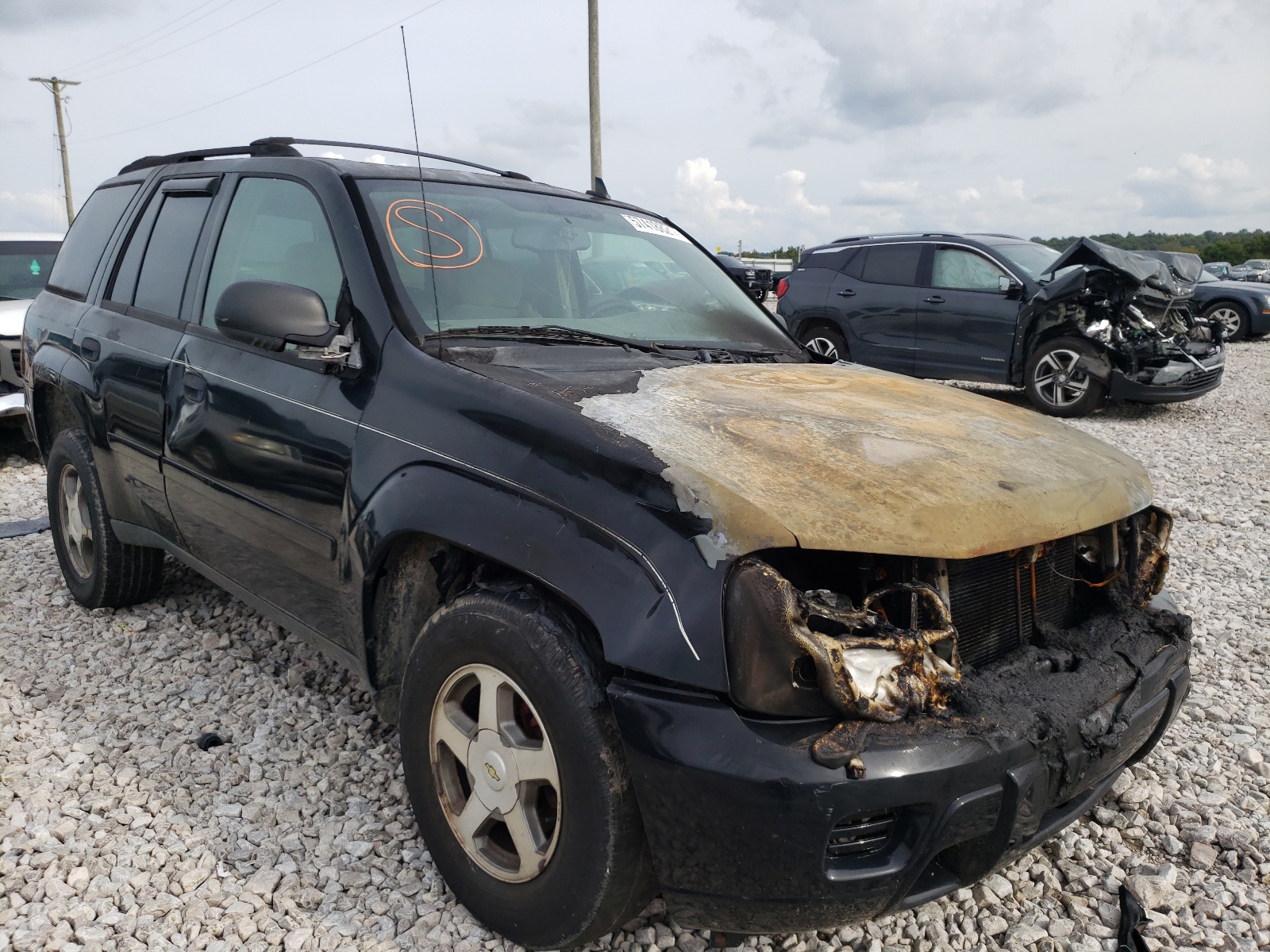 CHEVROLET TRAILBLAZE 2007 with VIN 1GNDS13SX72137953 - Photo from auction