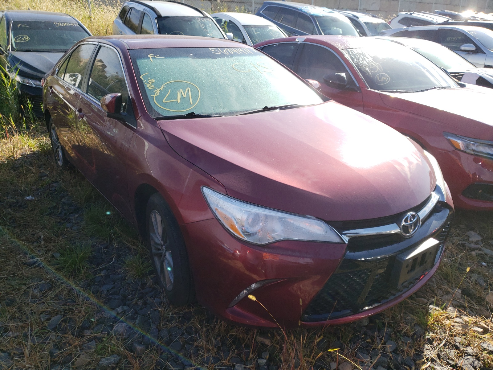 TOYOTA CAMRY LE 2017 with VIN 4T1BF1FK2HU653404 - Photo from auction