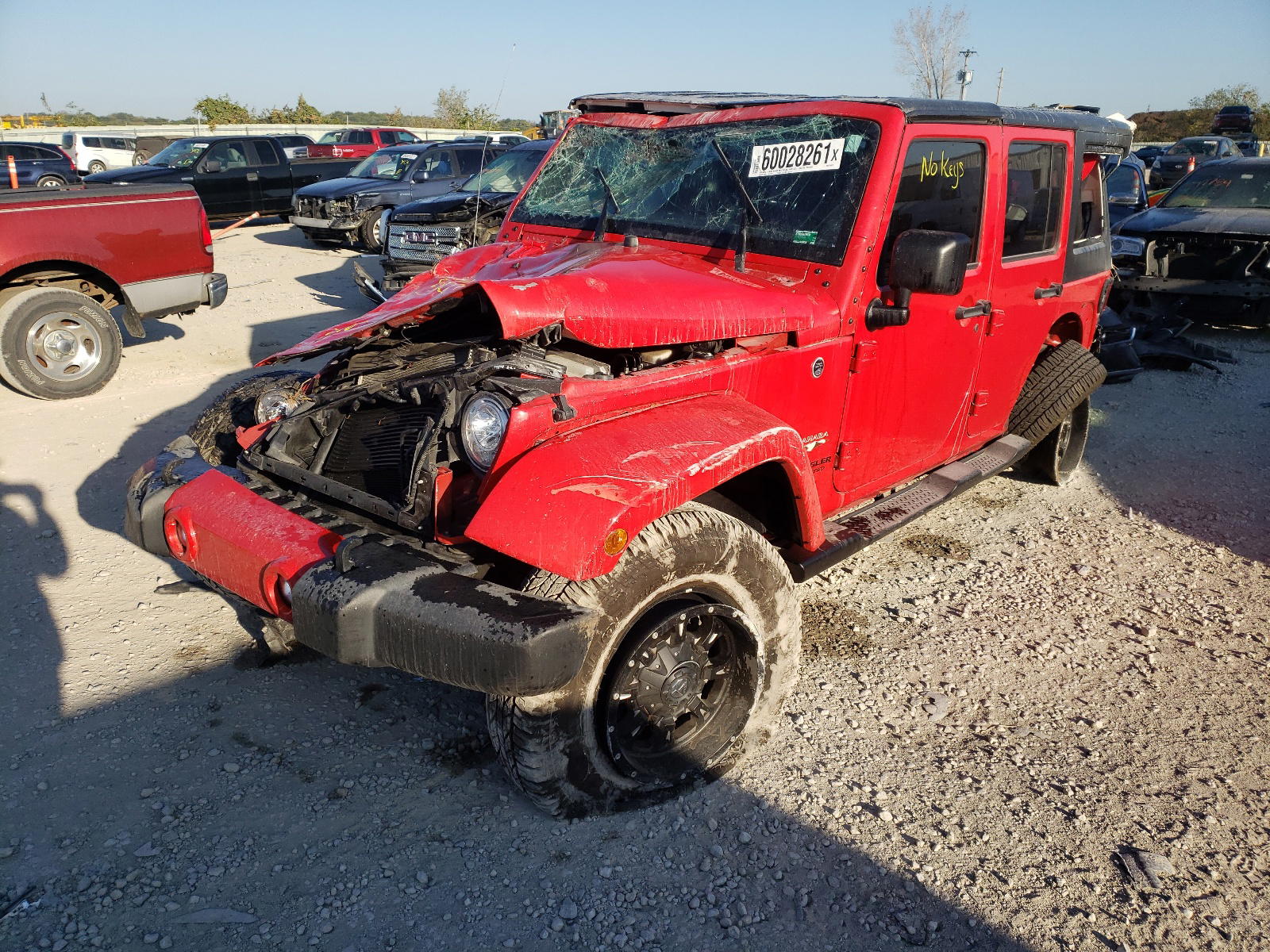 Photo 2 from auction – 2017 JEEP WRANGLER U with VIN 1C4BJWEG2HL504977
