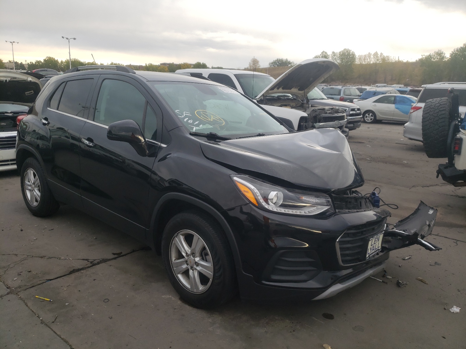 Photo 1 from auction – 2020 CHEVROLET TRAX 1LT with VIN KL7CJLSB7LB017927