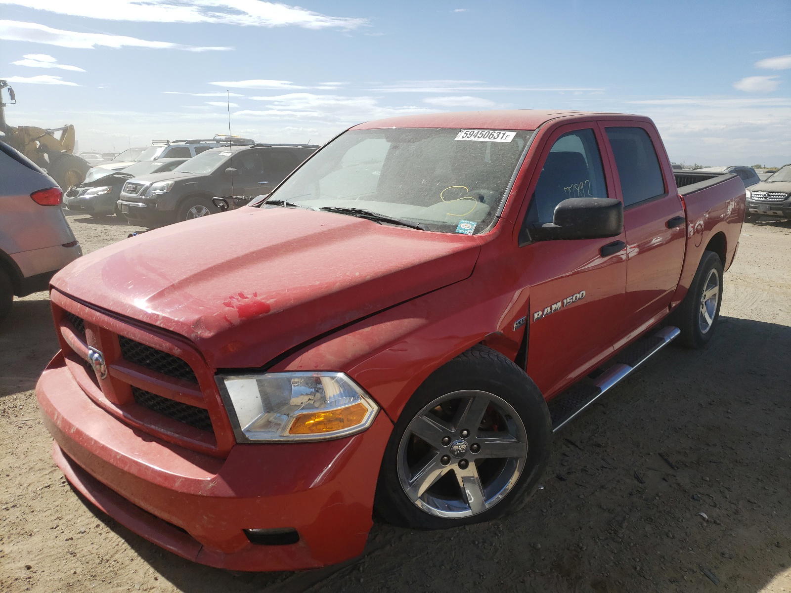 Photo 2 from auction – 2012 DODGE RAM 1500 S with VIN 1C6RD7KT9CS176914