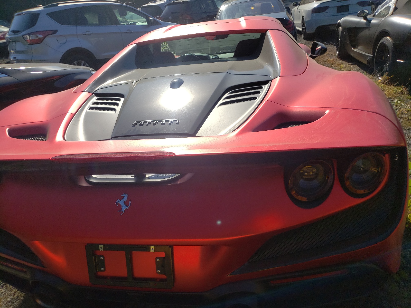 Photo 9 from auction – 2021 FERRARI F8 SPIDER with VIN ZFF93LMAXM0260691