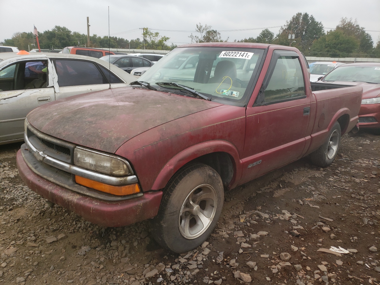 Photo 2 from auction – 1998 CHEVROLET S10 with VIN 1GCCS1442W8147649