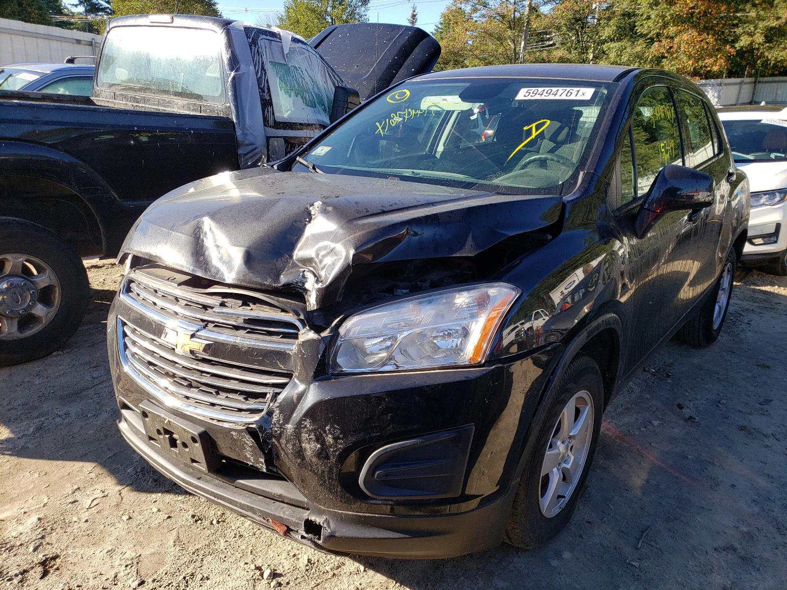 Photo 2 from auction – 2016 CHEVROLET TRAX LS with VIN KL7CJNSB9GB612909