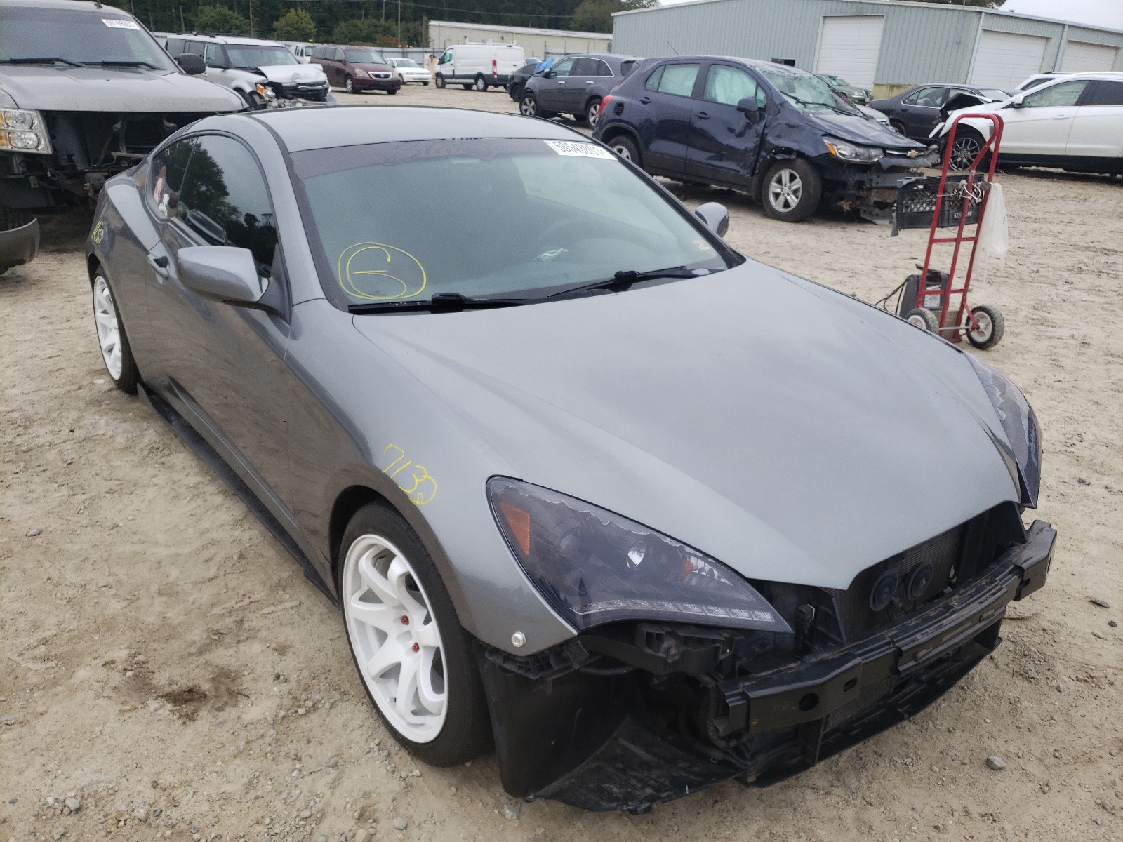 HYUNDAI GENESIS CO 2010 with VIN KMHHT6KD5AU035121 - Photo from auction