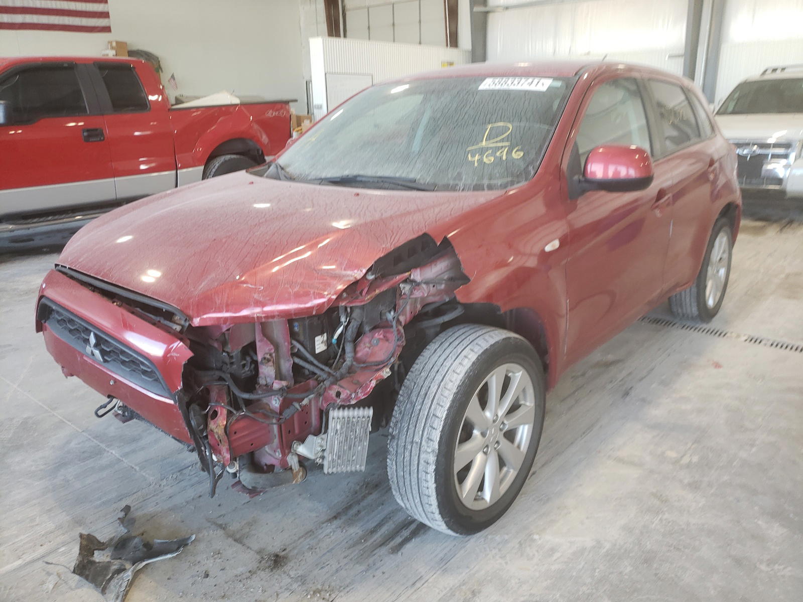 Photo 2 from auction – 2015 MITSUBISHI OUTLANDER with VIN 4A4AP3AU6FE024696