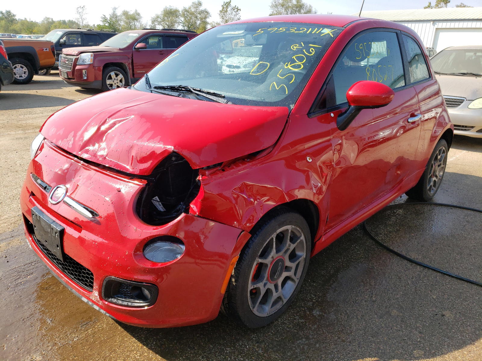 Photo 2 from auction – 2012 FIAT 500 SPORT with VIN 3C3CFFBR2CT358061