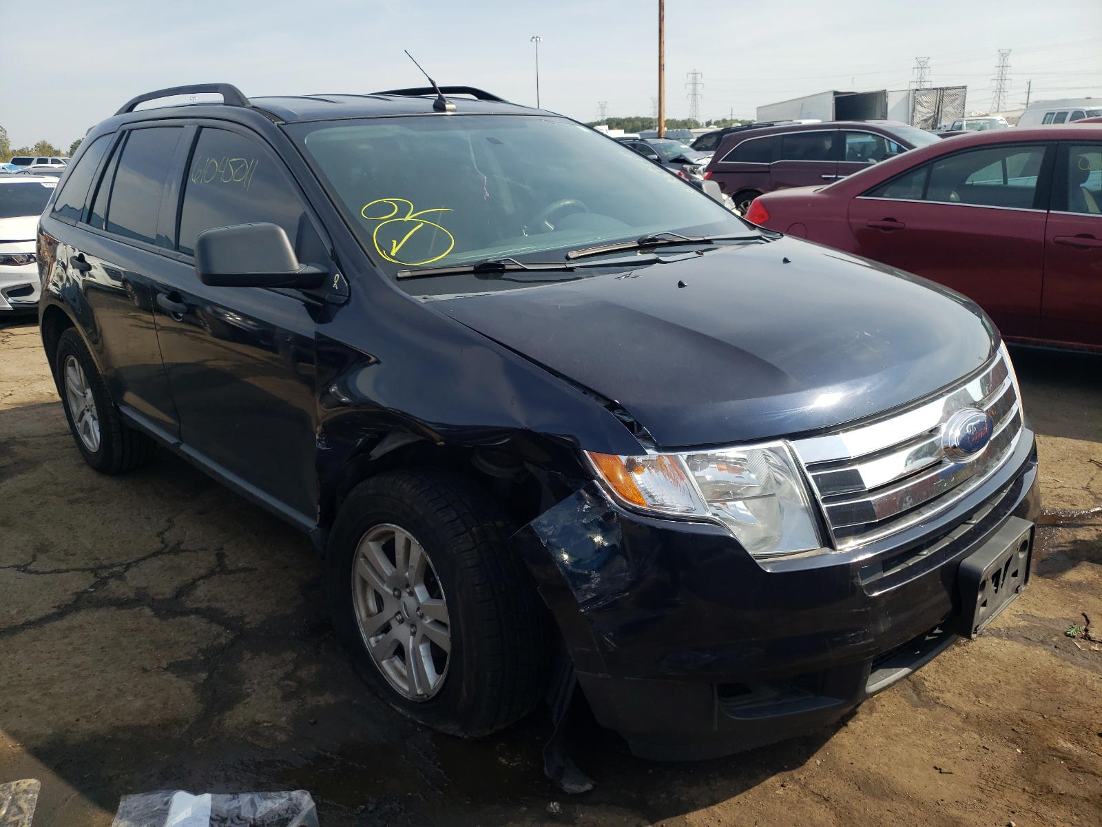FORD EDGE SE 2008 with VIN 2FMDK36C08BB11863 - Photo from auction