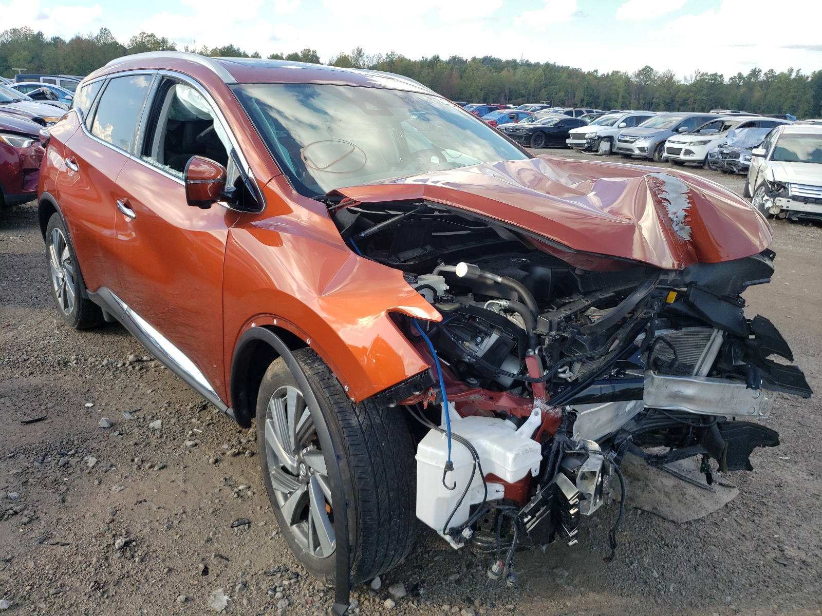 NISSAN MURANO S 2019 with VIN 5N1AZ2MS5KN111405 - Photo from auction