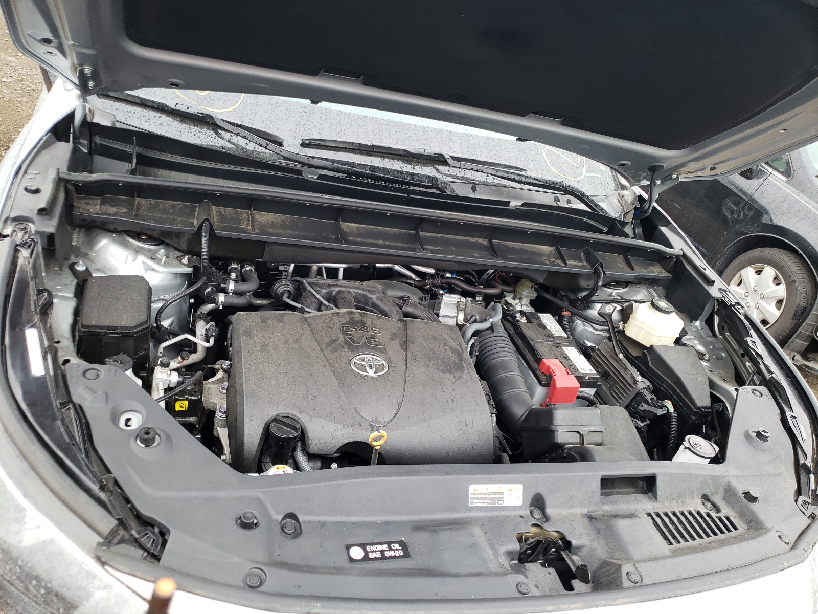 Photo 7 from auction – 2021 TOYOTA HIGHLANDER with VIN 5TDCZRBH7MS081818