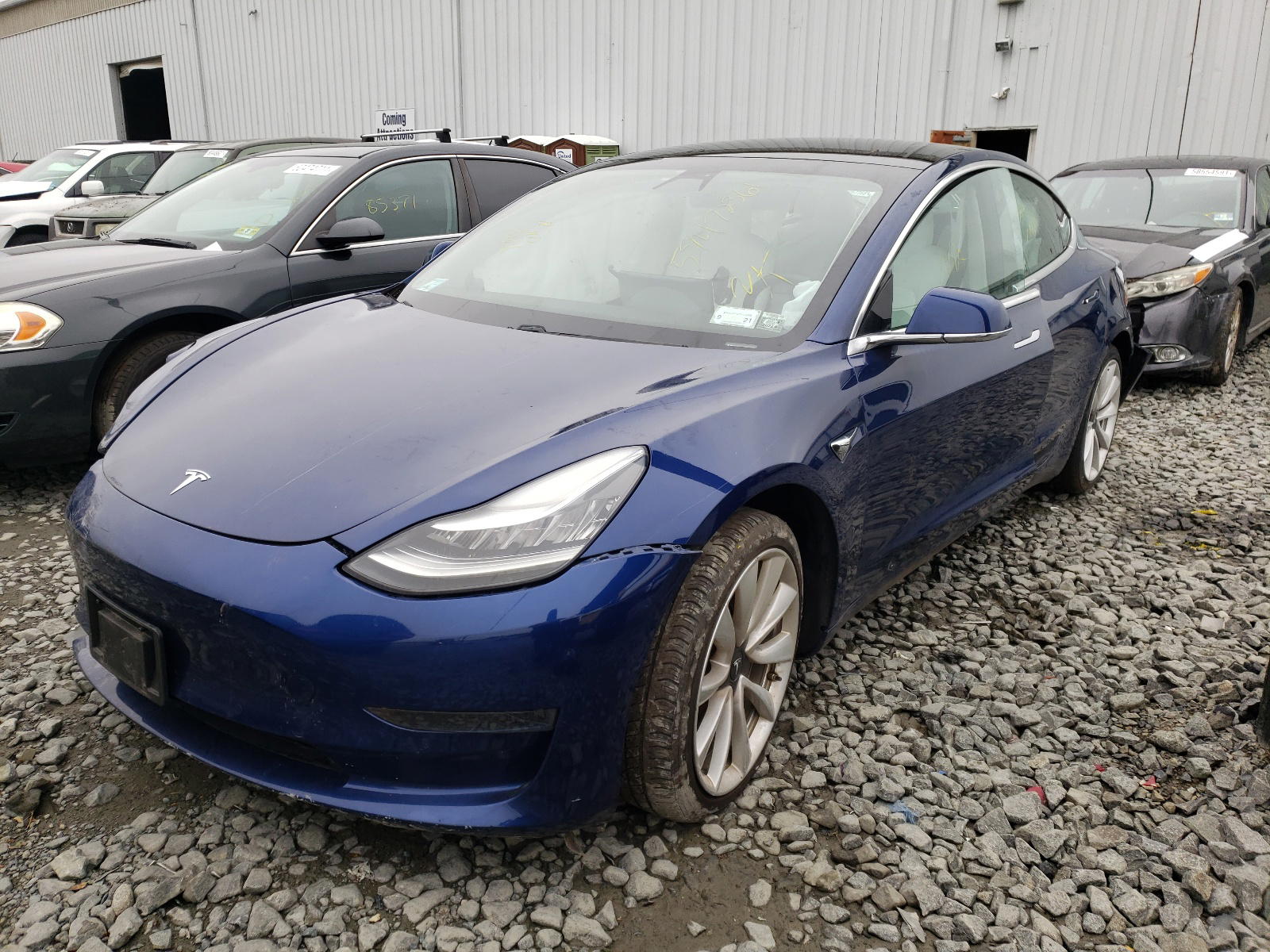 Photo 2 from auction – 2019 TESLA MODEL 3 with VIN 5YJ3E1EA0KF432095